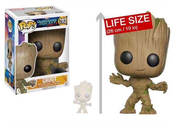Funko POP! Guardians of the Galaxy YOUNG GROOT Super Sized 202