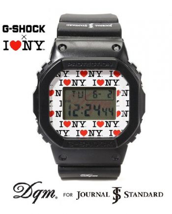 CASIO G-Shock DW-5600VT-ILNY DQM x JOURNAL STANDARD DQM New York, Journal Standard e G-SHOCK si sono uniti per creare il modello G-SHOCK "I LOVE NY".